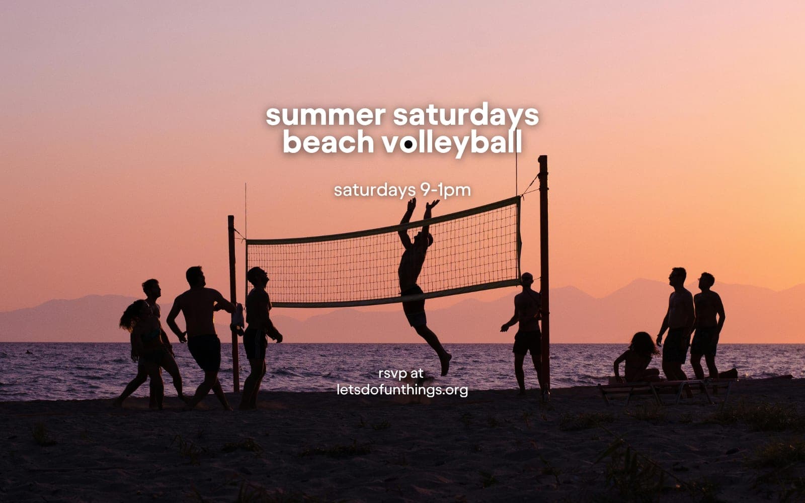 summer saturdays: beach volleyball