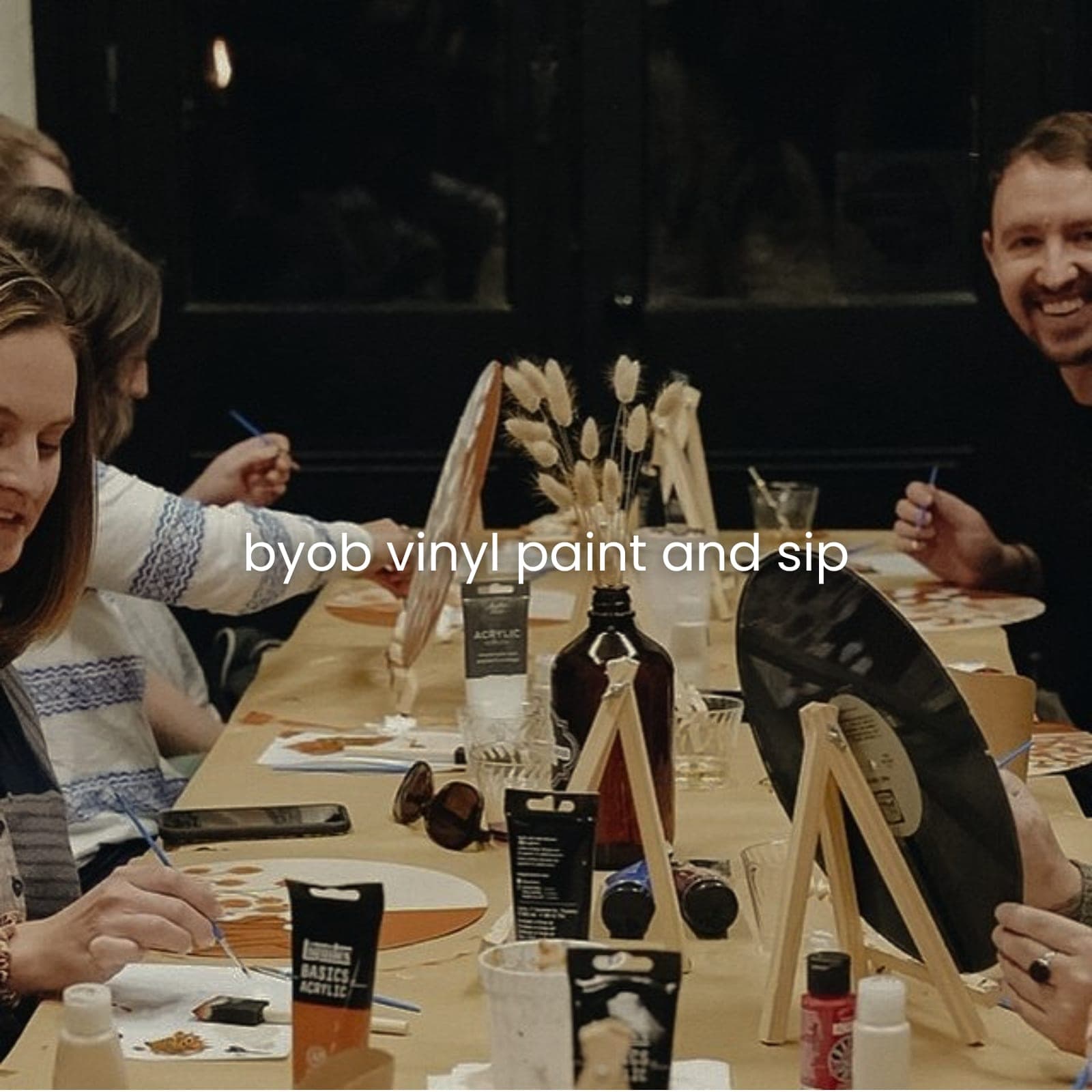 byob vinyl paint and sip