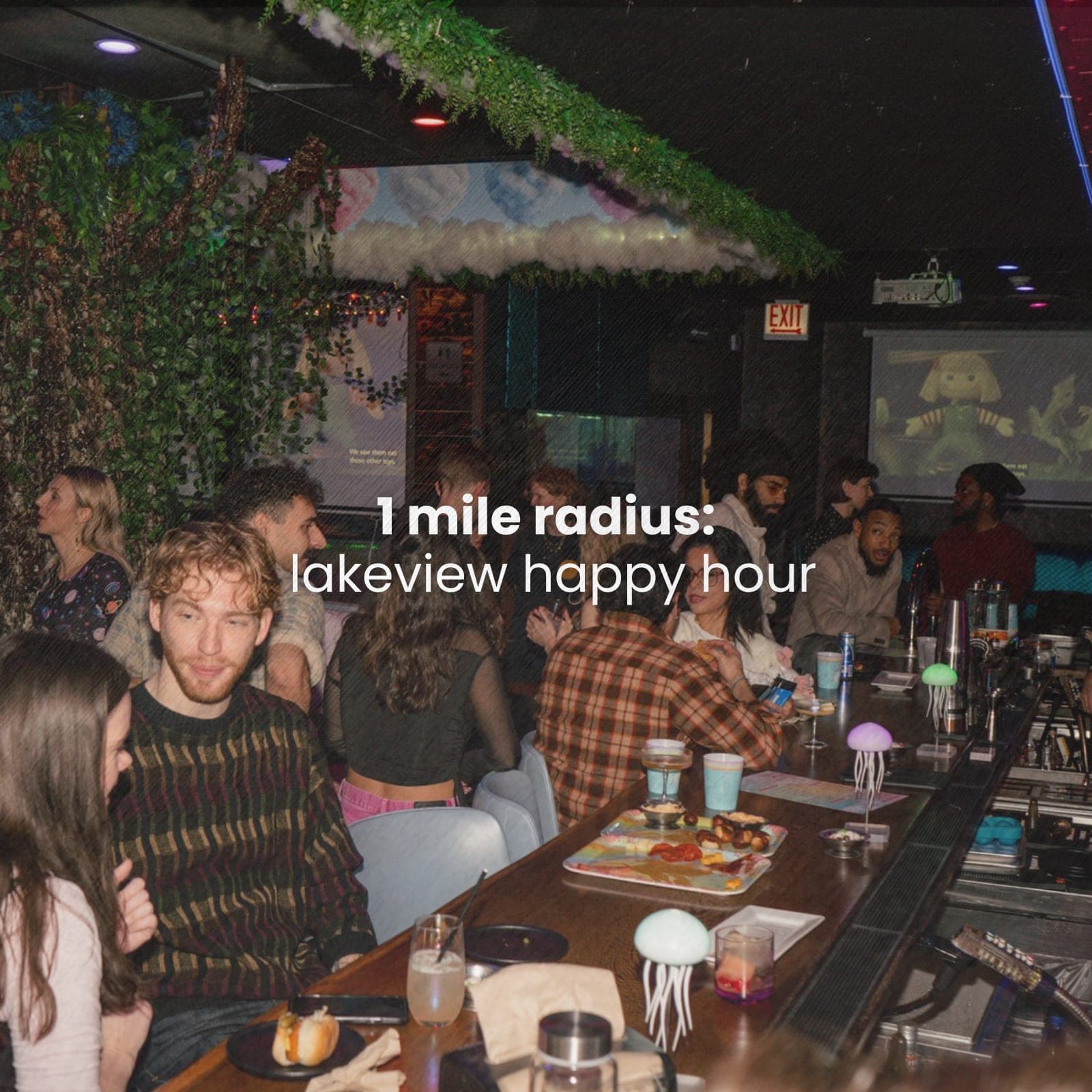 1 mile radius: lakeview happy hour