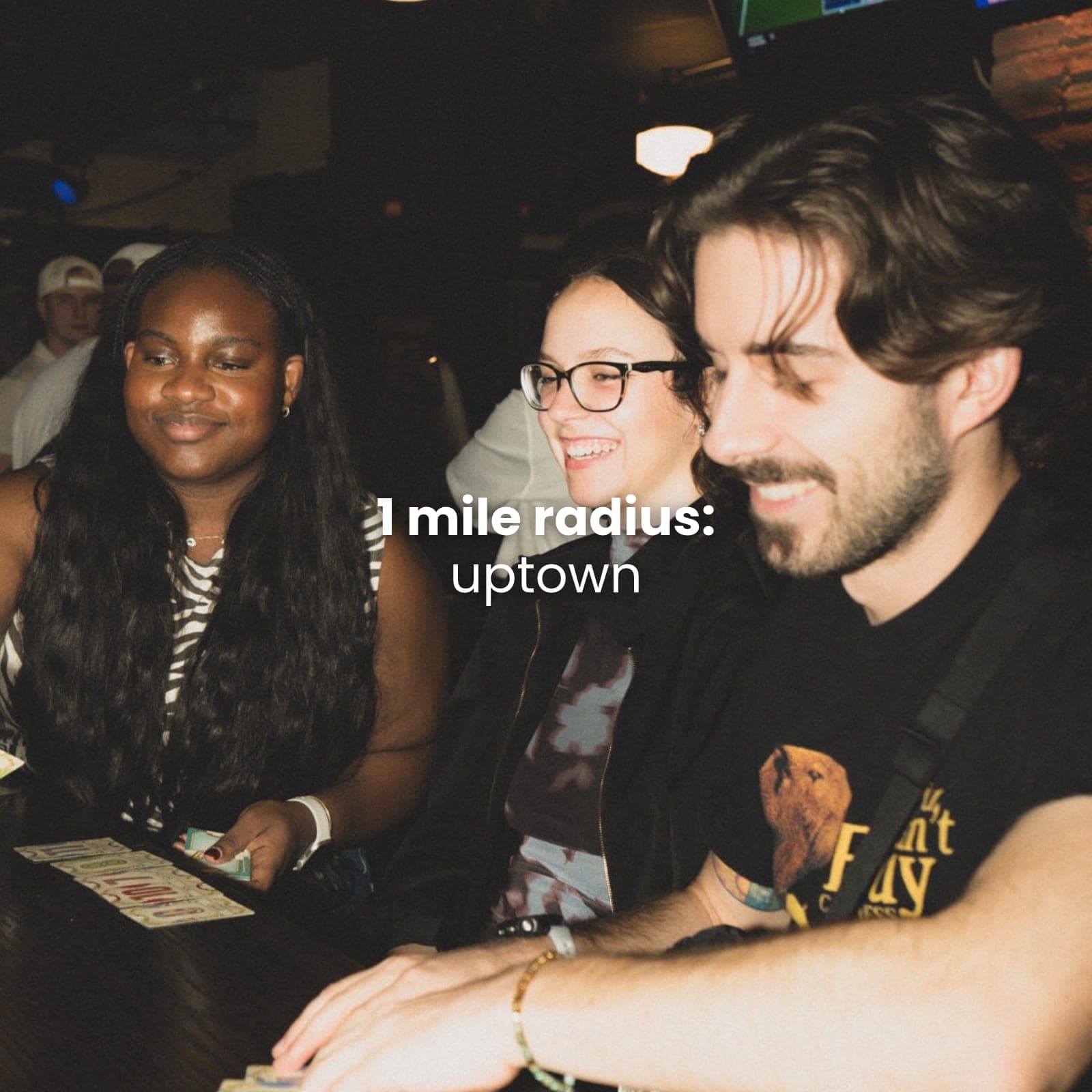 1 mile radius: uptown
